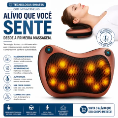 Almofada Massageadora Shiatsu Com Infravermelho